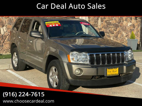 2005 Jeep Grand Cherokee for sale at Car Deal Auto Sales in Sacramento CA