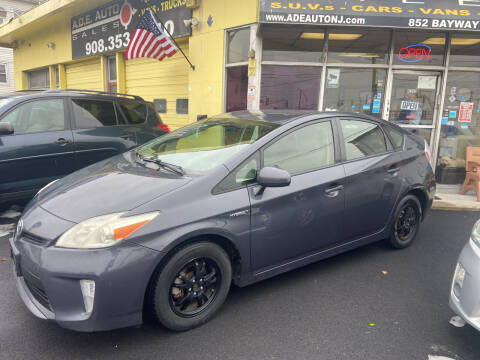 2012 Toyota Prius for sale at A.D.E. Auto Sales in Elizabeth NJ