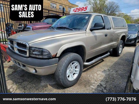2002 Dodge Dakota for sale at SAM'S AUTO SALES in Chicago IL