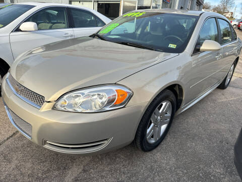 2012 Chevrolet Impala for sale at Motley's Auto World in Danville VA