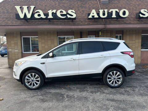 2017 Ford Escape for sale at Wares Auto Sales INC in Traverse City MI