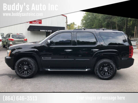 2008 Chevrolet Tahoe for sale at Buddy's Auto Inc in Pendleton SC