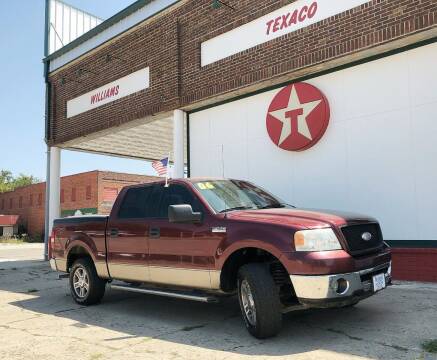 2006 Ford F-150 for sale at ANDERSON MOTORCARS in Okemah OK