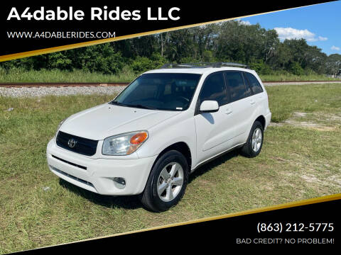 2004 Toyota RAV4 for sale at A4dable Rides LLC in Haines City FL