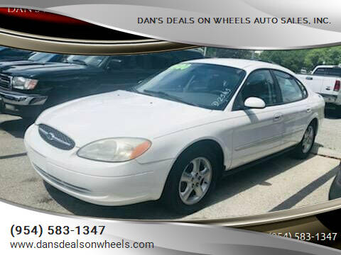 2001 Ford Taurus for sale at DAN'S DEALS ON WHEELS AUTO SALES, INC. in Davie FL