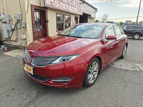 2013 Lincoln MKZ for sale at P J McCafferty Inc in Langhorne PA