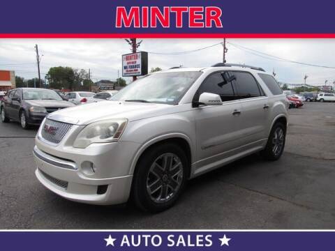 2012 GMC Acadia for sale at Minter Auto Sales in South Houston TX