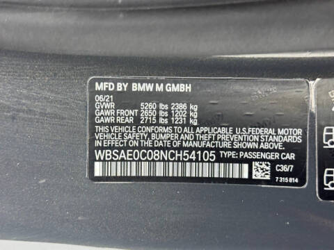 2022 BMW M8 Competition