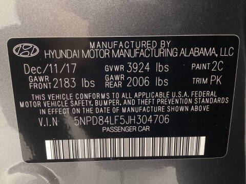 2018 Hyundai Elantra