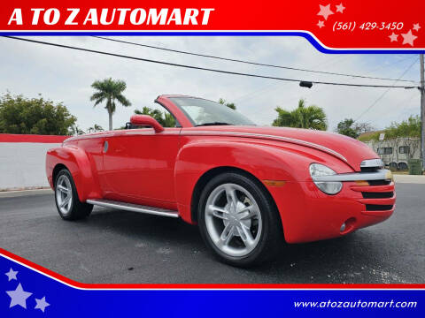 2004 Chevrolet SSR for sale at A TO Z  AUTOMART - A TO Z AUTOMART in West Palm Beach FL