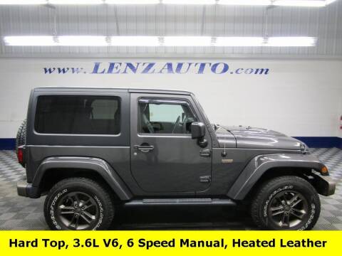 2017 Jeep Wrangler for sale at LENZ TRUCK CENTER in Fond Du Lac WI