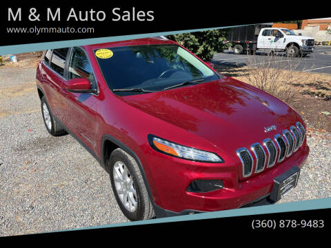 2014 Jeep Cherokee for sale at M & M Auto Sales in Olympia WA