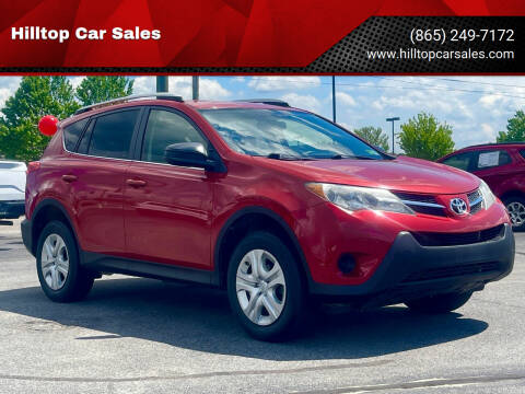 2013 Toyota RAV4 for sale at Hilltop Car Sales in Knoxville TN