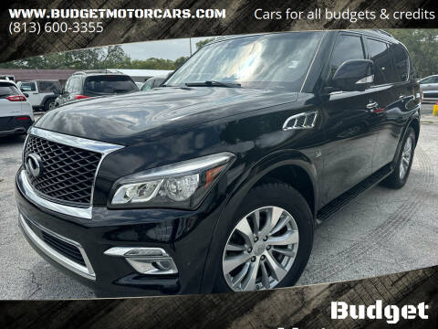 2017 Infiniti QX80 for sale at Budget Motorcars in Tampa FL