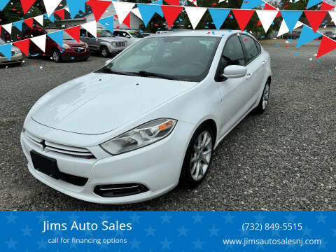 2013 Dodge Dart for sale at Jims Auto Sales in Lakehurst NJ