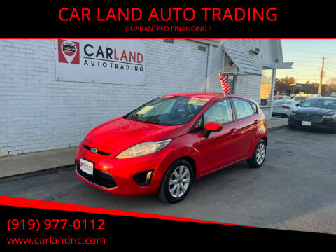2012 Ford Fiesta for sale at CAR LAND  AUTO TRADING in Raleigh NC