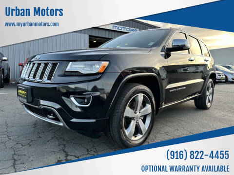 2015 Jeep Grand Cherokee for sale at Urban Motors in Sacramento CA