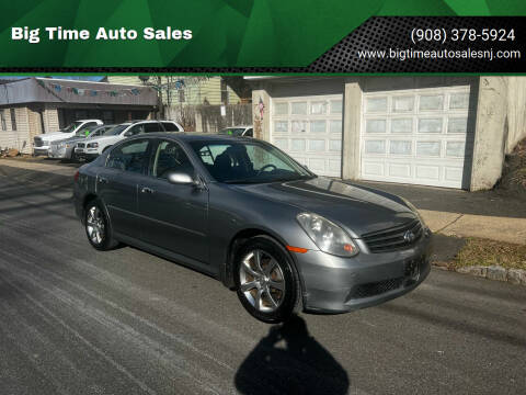 2005 Infiniti G35 for sale at Big Time Auto Sales in Vauxhall NJ