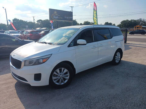 2015 Kia Sedona for sale at ROYAL AUTO MART in Tampa FL
