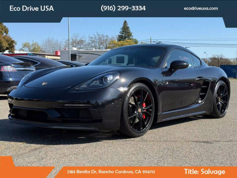 2019 Porsche 718 Cayman for sale at Eco Drive USA in Rancho Cordova CA