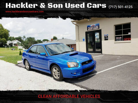 2005 Subaru Impreza for sale at Hackler & Son Used Cars in Red Lion PA
