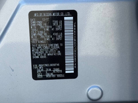 2018 Nissan Armada SV