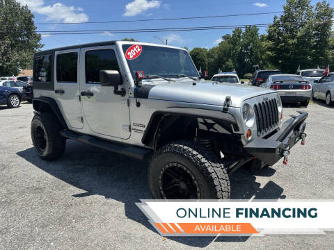 2012 Jeep Wrangler Unlimited Sport