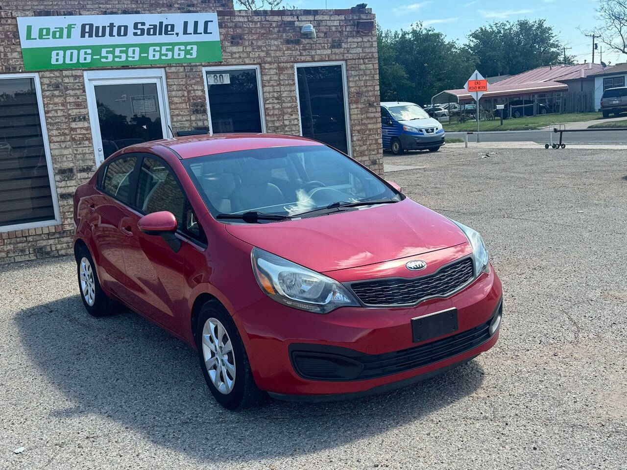 2014 Kia Rio for sale at LEAF AUTO SALE LLC in Lubbock, TX