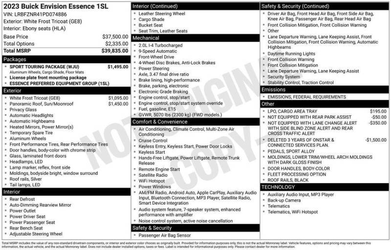 2023 Buick Envision Essence