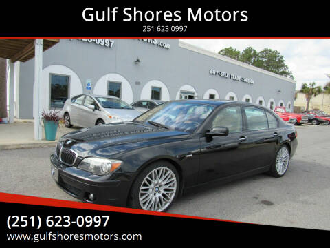 2007 BMW 7 Series for sale at Gulf Shores Motors in Gulf Shores AL
