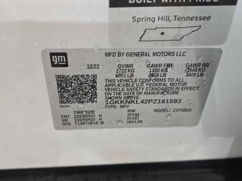 2023 GMC Acadia SLE
