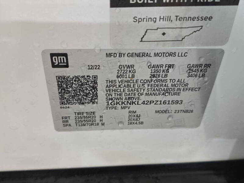 2023 GMC Acadia SLE