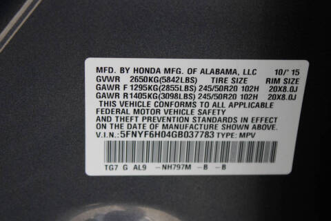 2016 Honda Pilot Elite