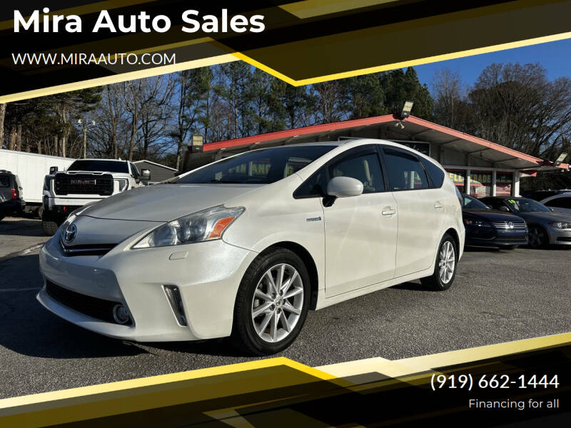2012 Toyota Prius v for sale at Mira Auto Sales in Raleigh NC
