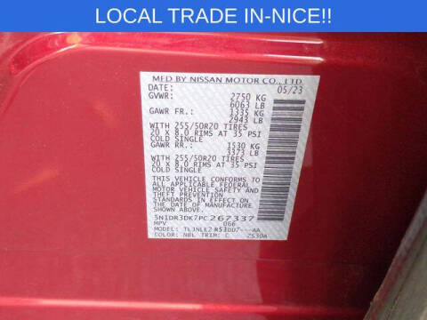 2023 Nissan Pathfinder Platinum