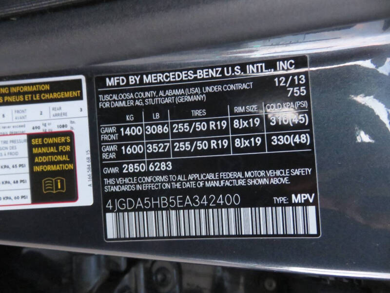 2014 Mercedes-Benz M-Class ML 350 4MATIC