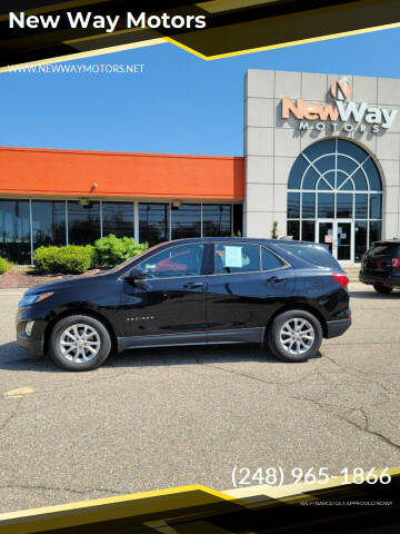 2019 Chevrolet Equinox for sale at New Way Motors in Ferndale MI