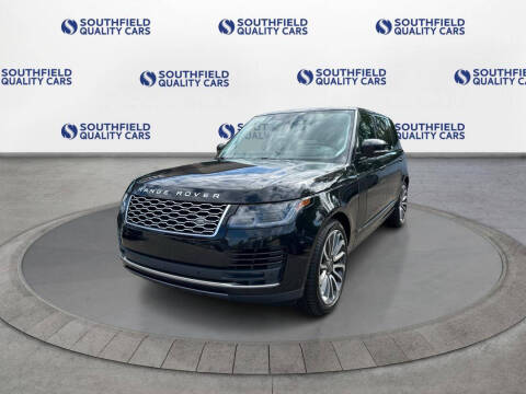 2019 Land Rover Range Rover for sale at SOUTHFIELD QUALITY CARS in Detroit MI