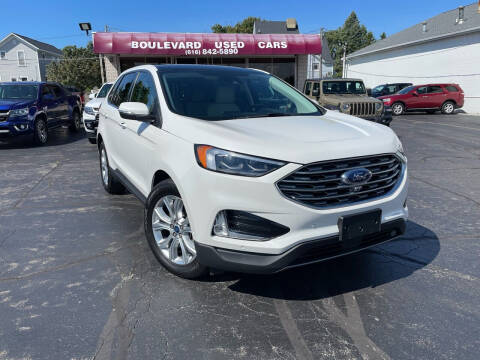 2021 Ford Edge for sale at Boulevard Used Cars in Grand Haven MI