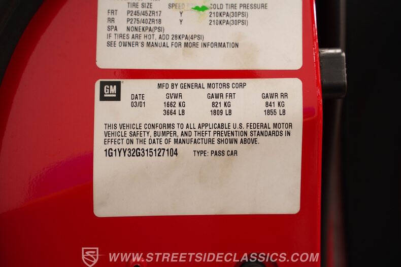 2001 Chevrolet Corvette