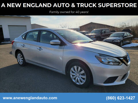 2016 Nissan Sentra for sale at A NEW ENGLAND AUTO & TRUCK SUPERSTORE in East Windsor CT