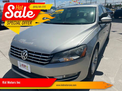 2014 Volkswagen Passat for sale at Kid Motors Inc in El Paso TX