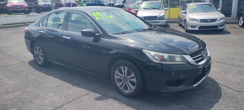 Used 2014 Honda Accord LX with VIN 1HGCR2F34EA289600 for sale in New Castle, DE