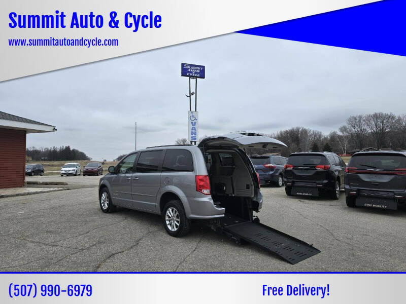 2014 Dodge Grand Caravan for sale at Summit Auto & Cycle in Zumbrota MN