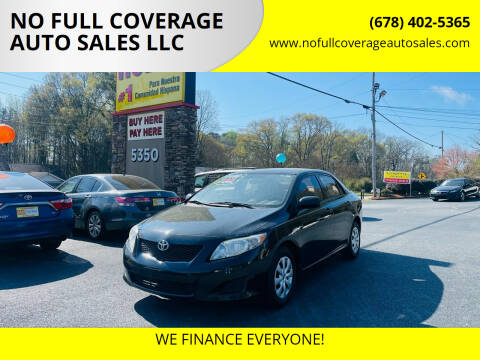 2010 Toyota Corolla for sale at NO FULL COVERAGE AUTO SALES LLC in Austell GA