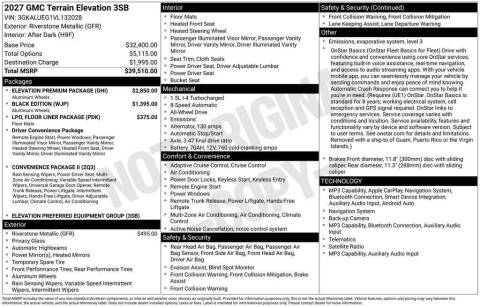 2027 GMC Terrain Elevation