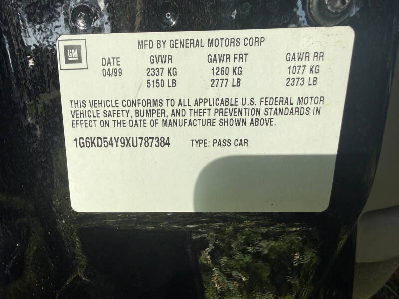 1999 Cadillac DeVille