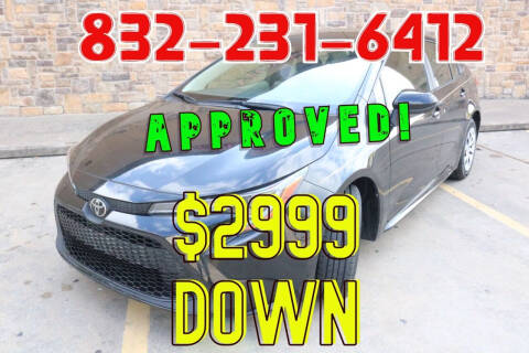 2020 Toyota Corolla for sale at Direct One Auto in Houston TX