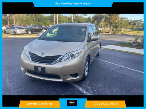 2011 Toyota Sienna for sale at Lookout Auto Sales in Stuart, FL