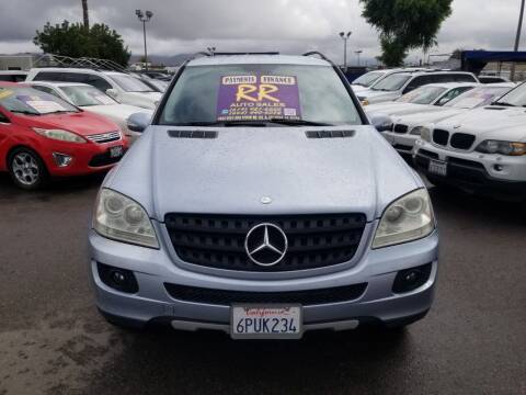 2006 Mercedes-Benz M-Class for sale at RR AUTO SALES in San Diego CA